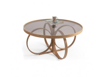 Woonkamer Koffietafel Ontwerper Ronde Salontafel Glazen Tafel Luxe Meubels