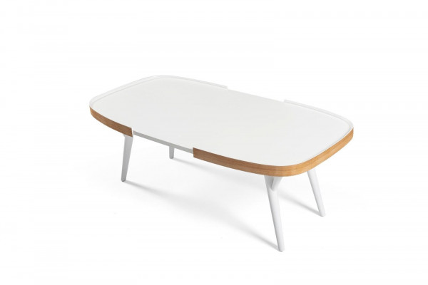 Hout Wit Salontafel Woonkamer Designer Modern Inrichting