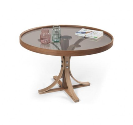 Luxe salontafel woonkamer rond koffietafel meubels ontwerper inrichting