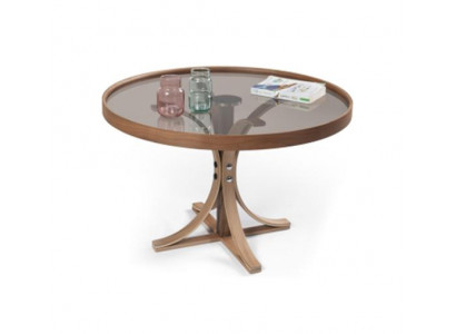 Luxe salontafel woonkamer rond koffietafel meubels ontwerper inrichting