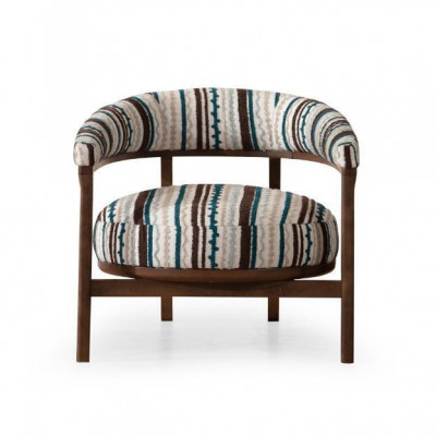 Stijlvolle woonkamerset met modern beige driezitsbank en fauteuil, 2-delig.