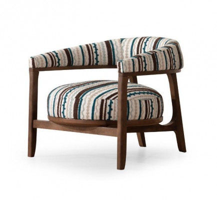 Stijlvolle woonkamerset met modern beige driezitsbank en fauteuil, 2-delig.