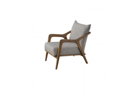 Fauteuil Modern Design Woonkamer Meubels Lichtgrijze kleur Luxe Stijl