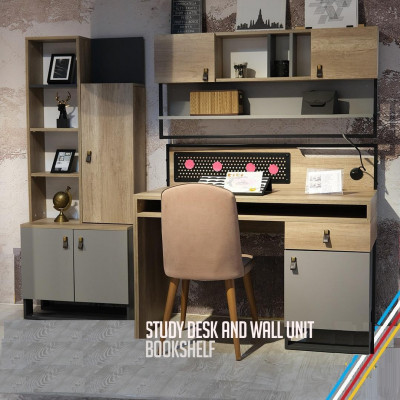 Boekenkast houten kast tienerkamer plank meubels modern design nieuw