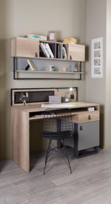 Bureau Bruin Tafel Slaapkamer Jeugdkamer Houten Meubels 131x63x109cm