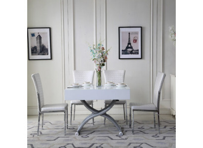 Eettafel & salontafel 2-in-1 Verstelbare salontafel Tafel voor eetkamer Tafels