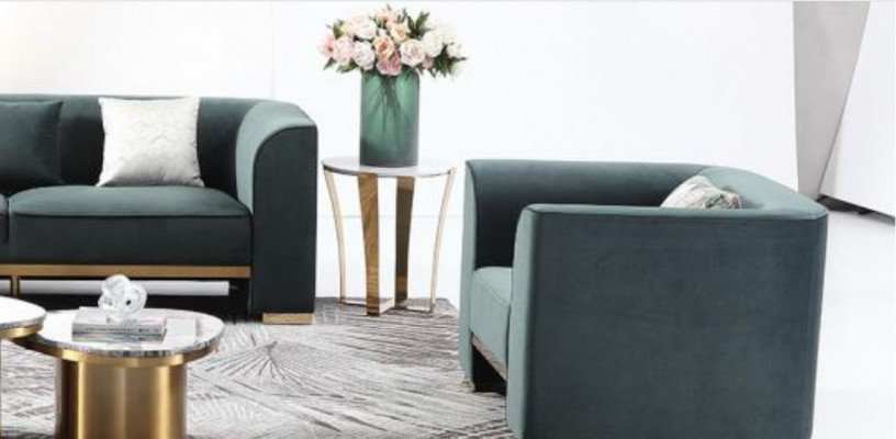 Sofaset 3-zits set 2x bijzettafel 2x salontafel Luxe meubels 7-delig. Nieuw