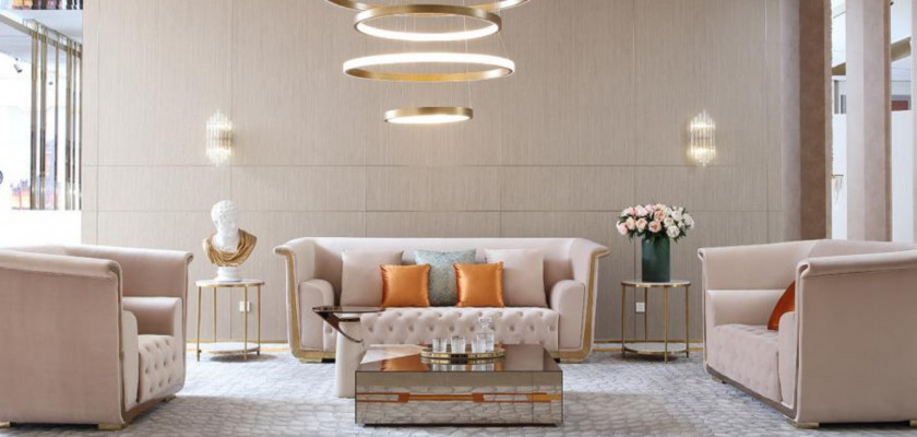 Bijzettafel Luxe meubels Roestvrijstalen salontafel Tafels Consoles Ontwerp Marmer Nieuw