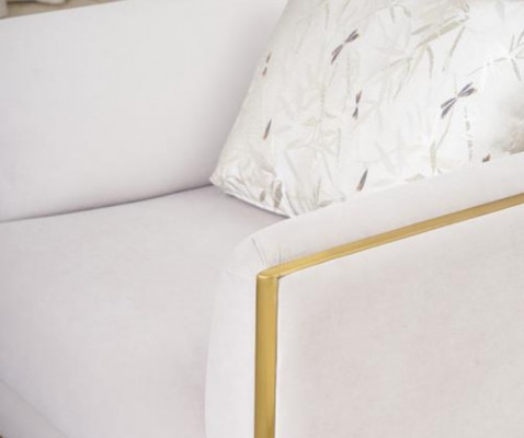 Ontwerp Bank Bank Moderne Luxe Bankstel 3-Zits Set Nieuw Bekleding