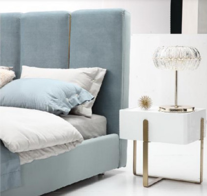 Ontwerper Bed Slaapkamer Bed Luxueus Luxe Klassiek Ontwerper Bed Luxe Hotel Nieuw