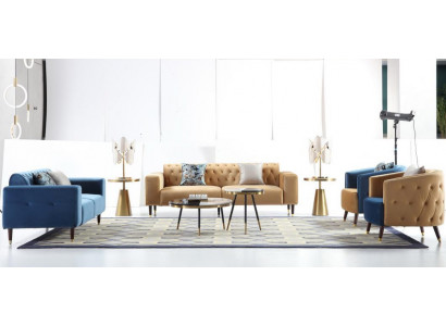 Bijzettafel luxe meubels salontafel tafels consoles koffietafel bijzettafels 2-delig