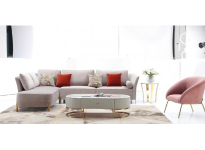 Hoekbank L-vorm Moderne bank L-vorm Woonlandschap Bank Hoekbank Bekleding