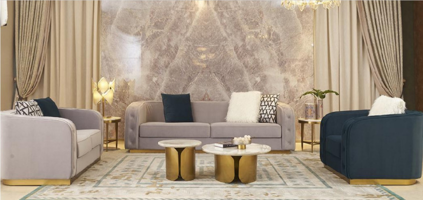 Salontafelset 2-delige set Bankstel Tafels Ontwerper Rond 2-delig Koffietafel