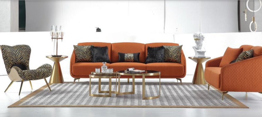 Sofaset met 3+2+1 zits bankstel Designbank gestoffeerde banken Woonkamerset Groepen