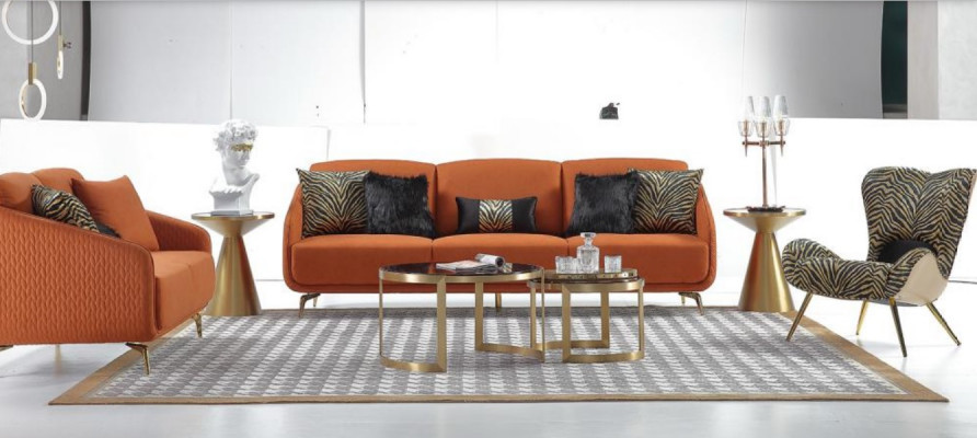 Woonkamer 2x salontafel Rond Luxe tafel Salontafel Ontwerp Tafels Stijl Meubels