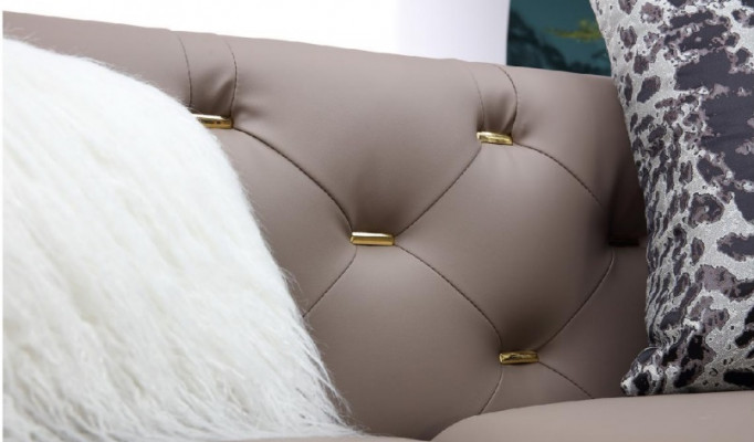 Bankstel 3-zits Modern Bankstel Woonkamer Designer Bank Textiel Nieuw