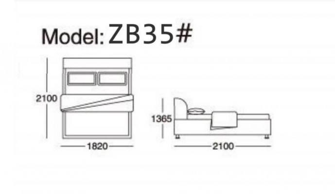 Bed leder 2x nachtkastje 3-delig slaapkamer set meubels modern nieuw luxe bedden