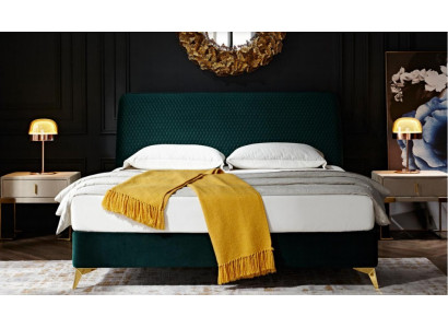 Slaapkamer 3-delig set Bed 2x Nachtkastje Console Beddengoed dubbel Hotel