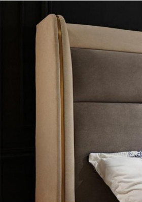 Compleet slaapkamerset: bed, 2 nachtkastjes, 3-delige set, designbedden, luxe.