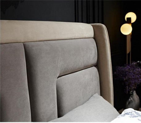 Compleet slaapkamerset: bed, 2 nachtkastjes, 3-delige set, designbedden, luxe.