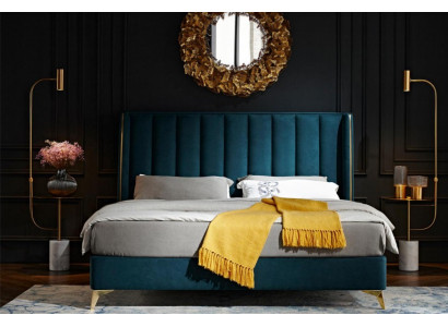 Luxe Design Bed Dubbele Bedden Slaapkamermeubels Gestoffeerd bed Designbed Bedden