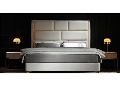 Bed 3-delig Slaapkamer Set Ontwerp Modern Luxe Slaapkamer Nachtkastje Bedden