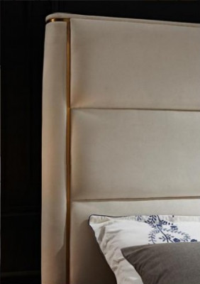 Luxe slaapkamerbed gestoffeerd design dubbele hotelbedden hotelmeubels fluweel nieuw