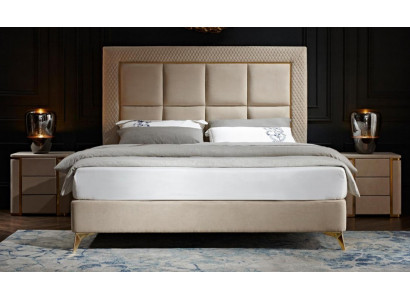 Bed 2x Nightstand 3-piece Bedroom Set Design Luxury Bedroom Complete New  Bed 2x Nachtkastje 3-delige Slaapkamer Set Ontwerp Luxe Slaapkamer Compleet Nieuw