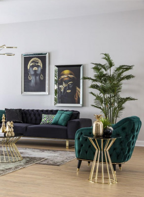 Chesterfield Clubfauteuil Bank Meubels Inrichting Bank Ontspanning Eenpersoons