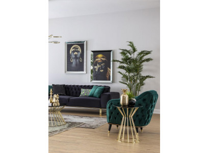 Chesterfield Clubfauteuil Bank Meubels Inrichting Bank Ontspanning Eenpersoons