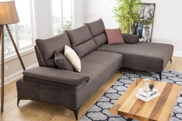 Hoekbank L-vorm Bank Ontwerp Banken Bekledingstofelijke hoekbank