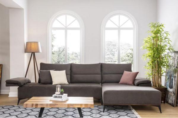 Hoekbank L-vorm Bank Ontwerp Banken Bekledingstofelijke hoekbank