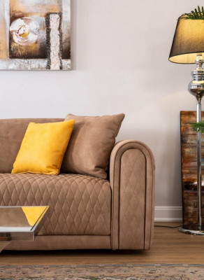 Textiel Sofa Bank Hoekbank Loungeset Gestoffeerde Banken Bankstellen Meubels Stof