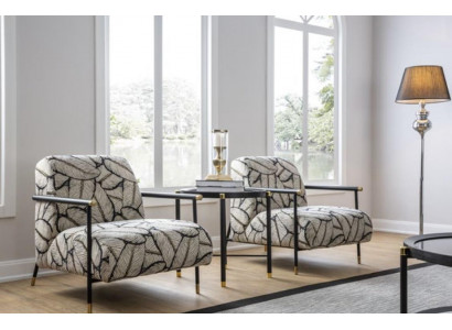 Luxe fauteuil ontwerp bank zetel lounge club bekleding klassiek zit relax nieuw