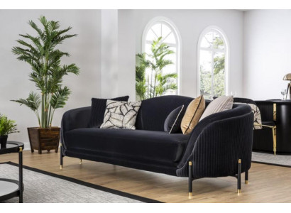 Luxe bankstel 2-zits stof Moderne designbanken Gestoffeerde banken Nieuw