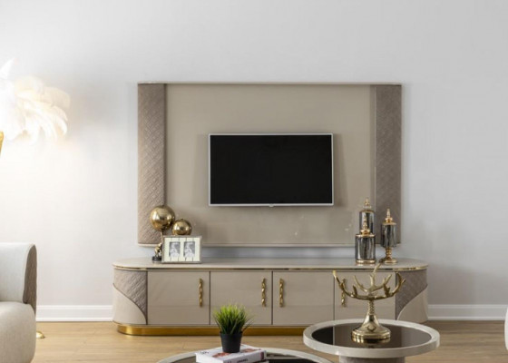 Moderne TV-lage Luxe tv-kast Stijlvol RTV Woonkamer tv-dressoir NIEUW