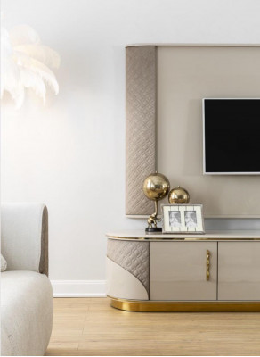 Moderne TV-lage Luxe tv-kast Stijlvol RTV Woonkamer tv-dressoir NIEUW