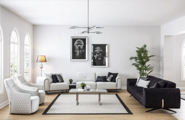 Sofagarnitur Set Ontwerp Bankstellen Bekleding Bankstellen Bank Hoekbank Set
