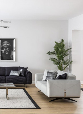 Sofagarnitur Set Ontwerp Bankstellen Bekleding Bankstellen Bank Hoekbank Set