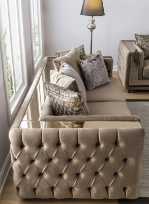 Sofagarnituur Chesterfield Set 3+3+1+1 zitsbank bankstel ontwerp bankstellen