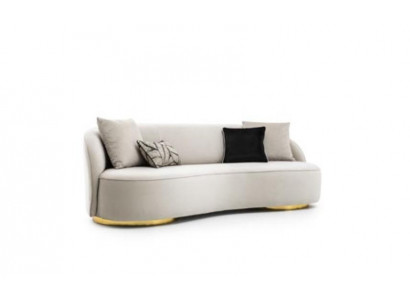 Luxe bank 3 zits stof Woonkamer modern design grijs Banken Bekleding Banken