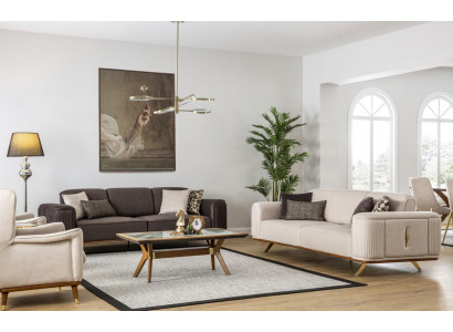 Luxe bankstel bankstel meubelset designerbankstellen sets 4-delig.