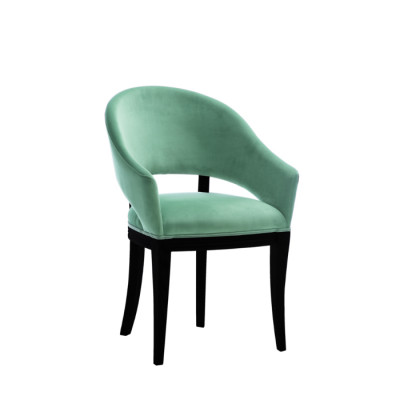 Luxe design gestoffeerde stoel stoelen zit leuning kantoor hout kantoor eetkamer