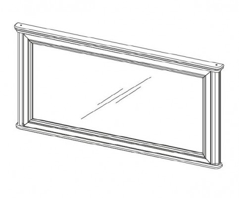 WANDSPIEGEL HOLZRAHMENSPIEGEL RAHMEN RECHTECKIGER SPIEGEL DESIGNER Prato PR-L1  = WANDSPIEGEL HOUTEN LIJSTSPIEGEL LIJST RECHTHOEKIGE SPIEGEL ONTWERPER Prato PR-L1