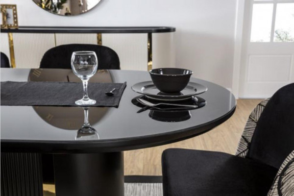 Luxe eetkamer eetkamerset 8-delig set eetgroep stoelset meubilair