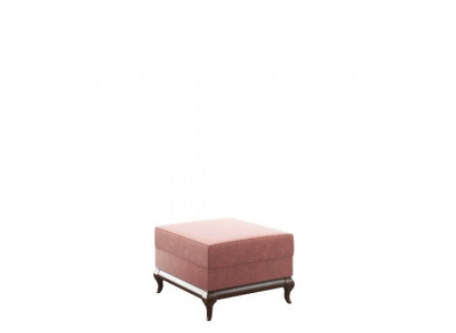 Poef Vierkante Ottoman Voetenbank 60 x 45 cm Ontwerperspoef Roze