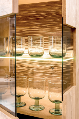 Moderne glazen vitrinekasten houten designkast vitrinekastenrekken nieuw