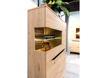 Luxe glazen moderne vitrine houten ontwerpkast vitrinekasten plank rekken kasten
