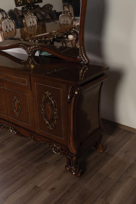 Sideboard Met Spiegel Plank Dressoir Sideboards Dressoirs Hout