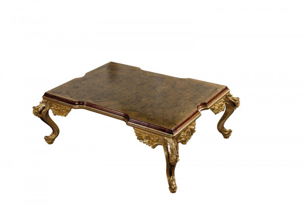 Barok salontafel hout tafels meubels inrichting woonkamer klassiek